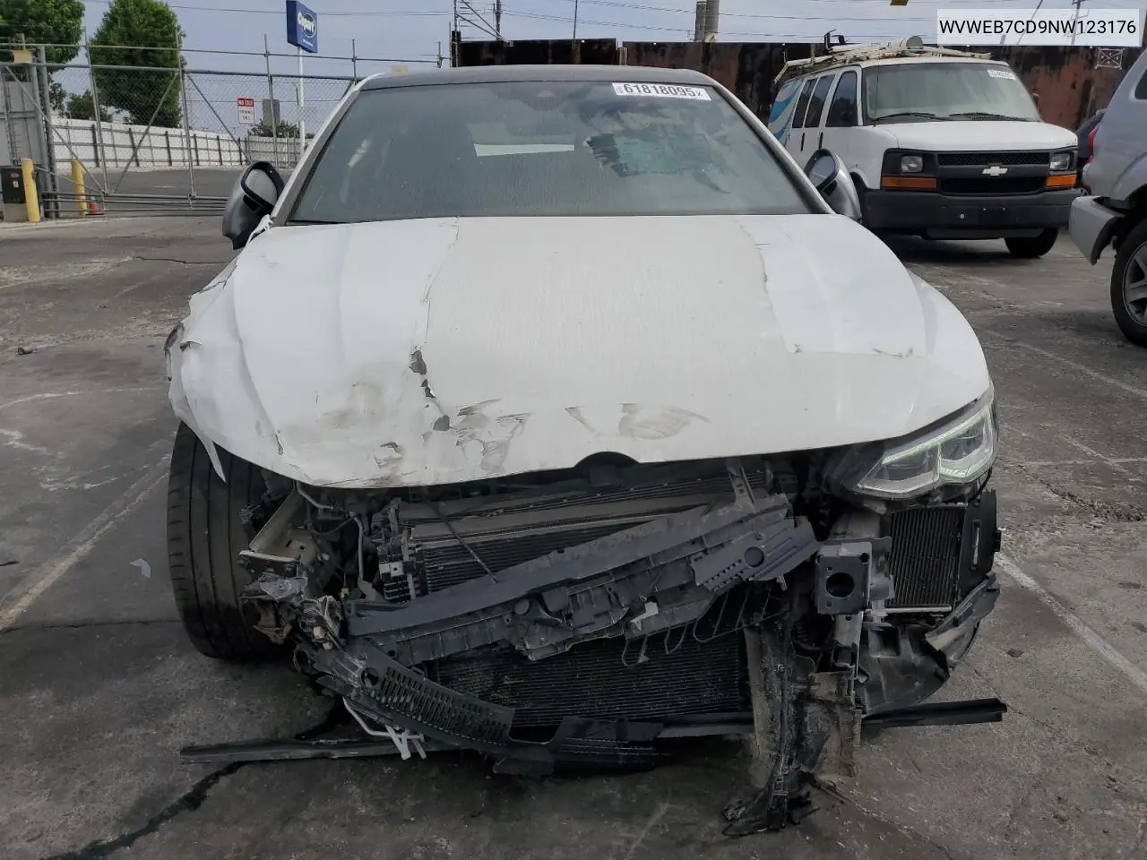 2022 Volkswagen Golf R VIN: WVWEB7CD9NW123176 Lot: 61818095