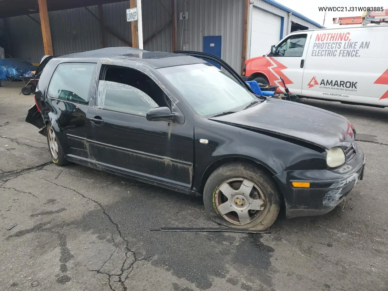 2001 Volkswagen Gti Gls VIN: WVWDC21J31W083885 Lot: 59612325