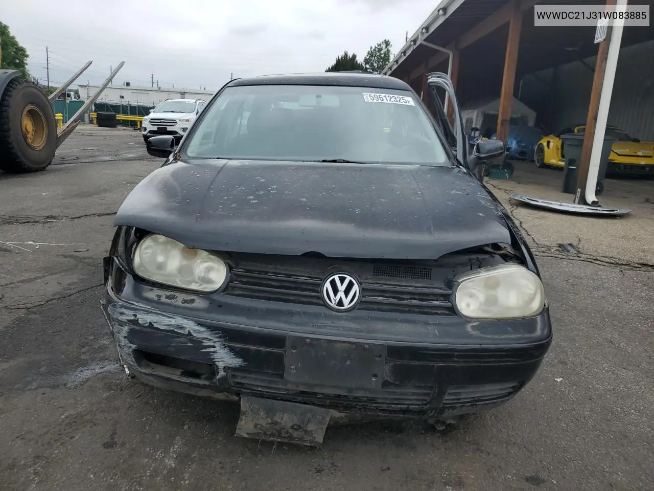 2001 Volkswagen Gti Gls VIN: WVWDC21J31W083885 Lot: 59612325