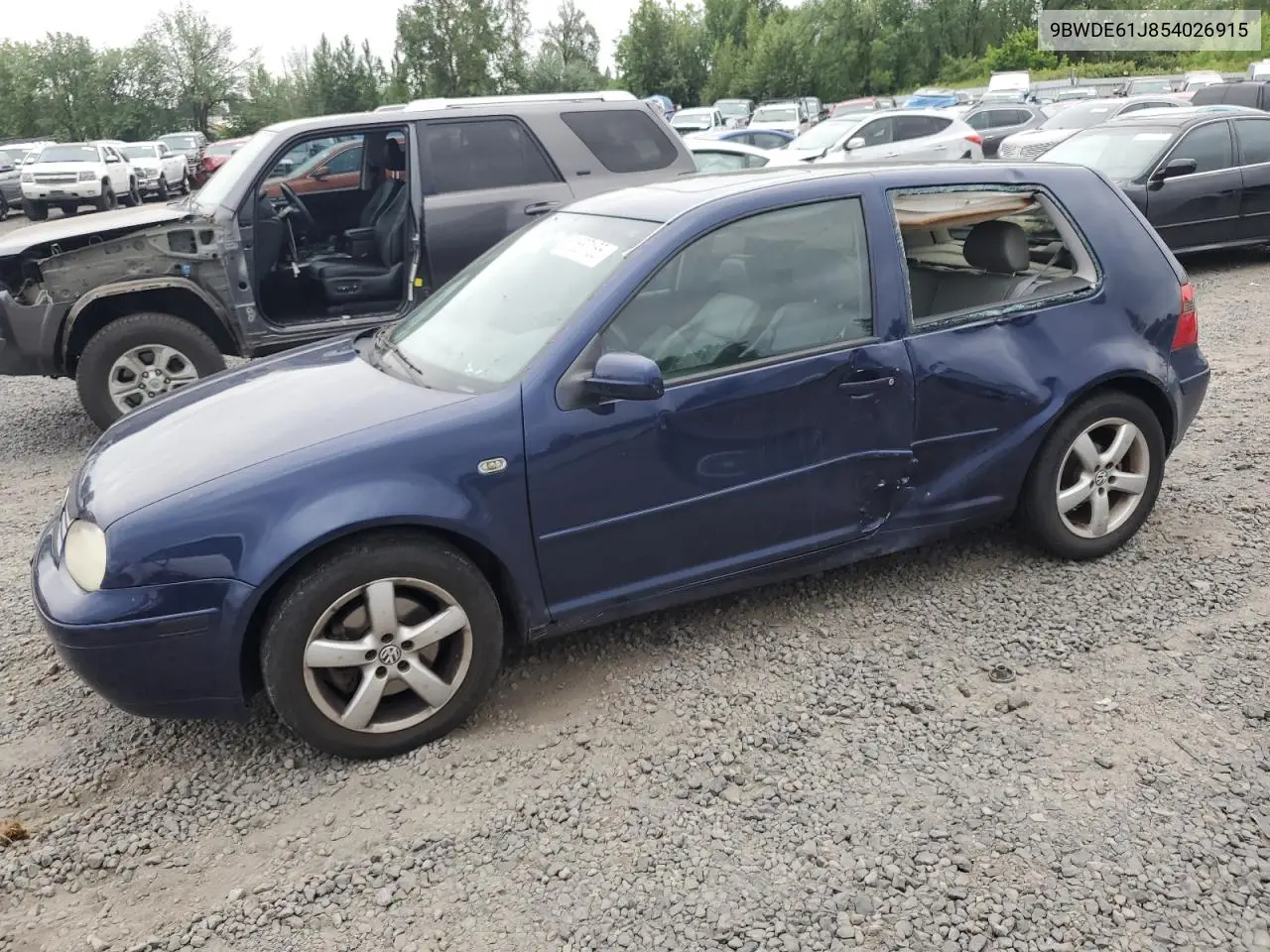 2005 Volkswagen Gti VIN: 9BWDE61J854026915 Lot: 61687165