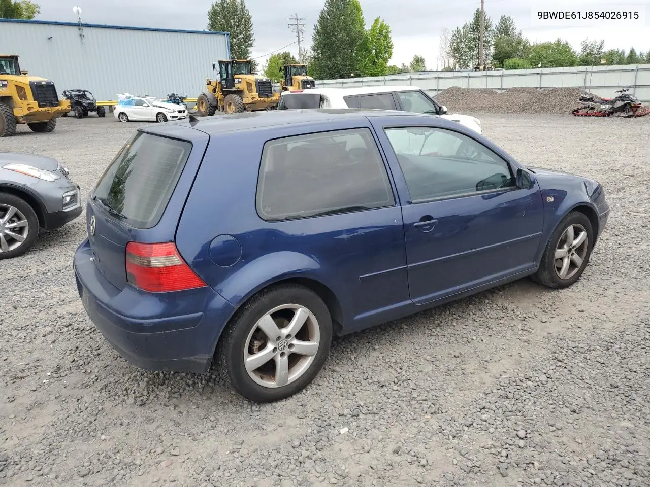 2005 Volkswagen Gti VIN: 9BWDE61J854026915 Lot: 61687165