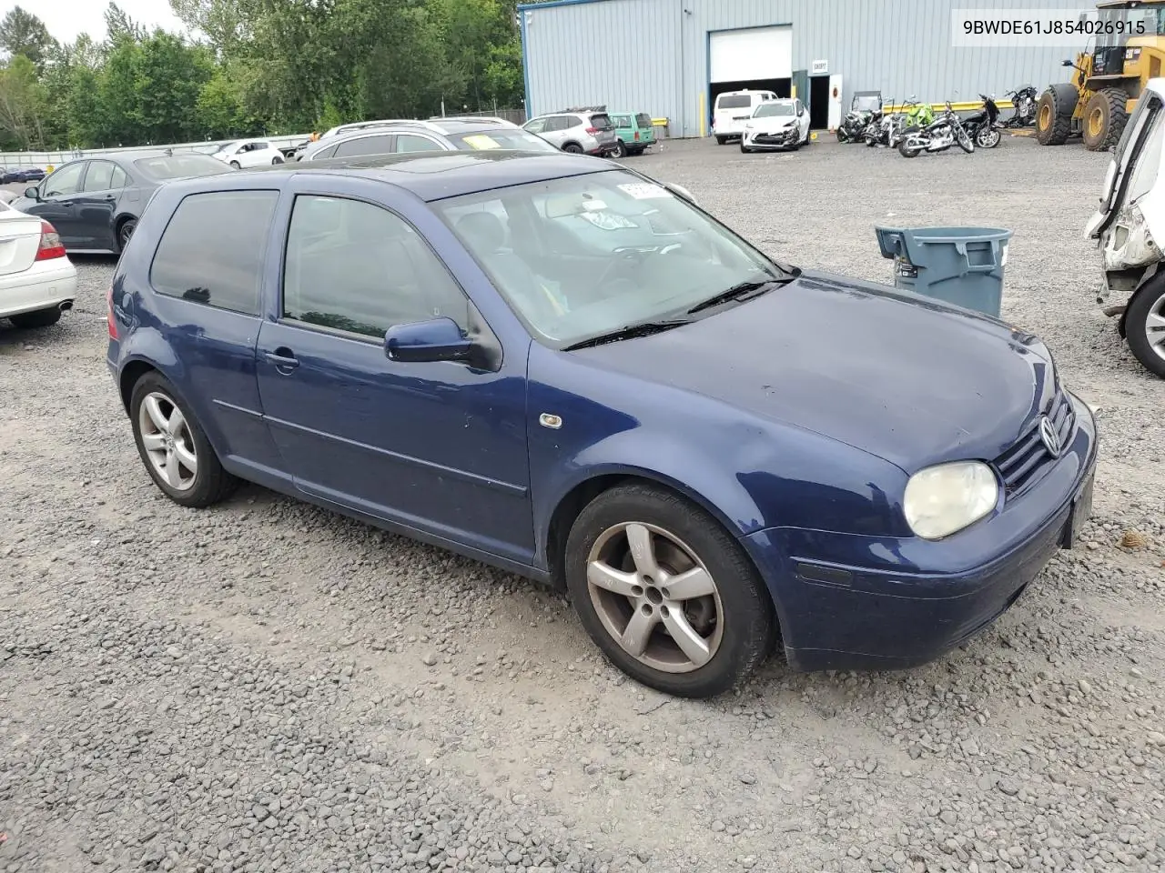 2005 Volkswagen Gti VIN: 9BWDE61J854026915 Lot: 61687165