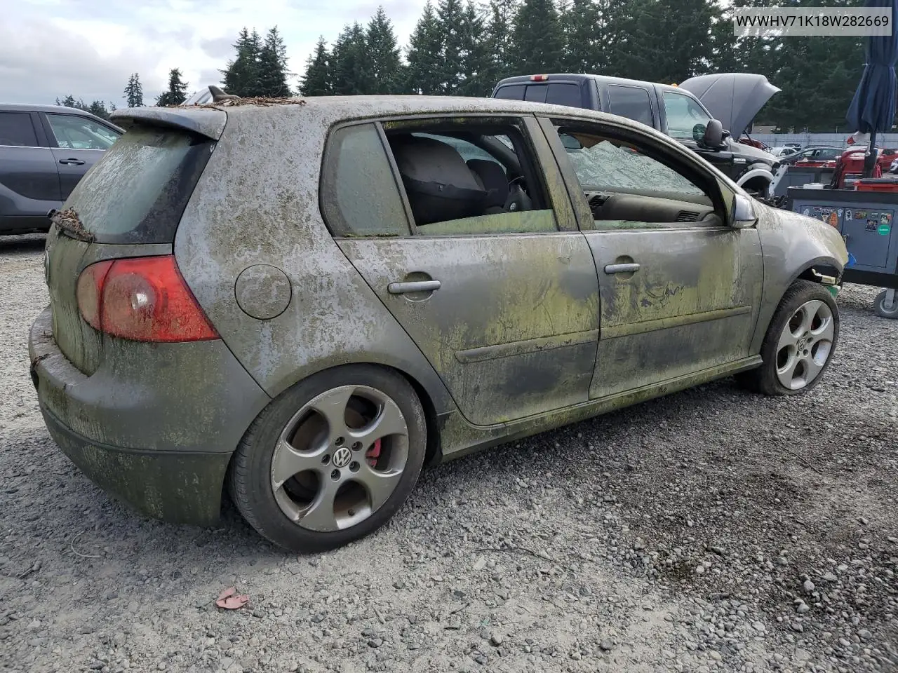 2008 Volkswagen Gti VIN: WVWHV71K18W282669 Lot: 59244295