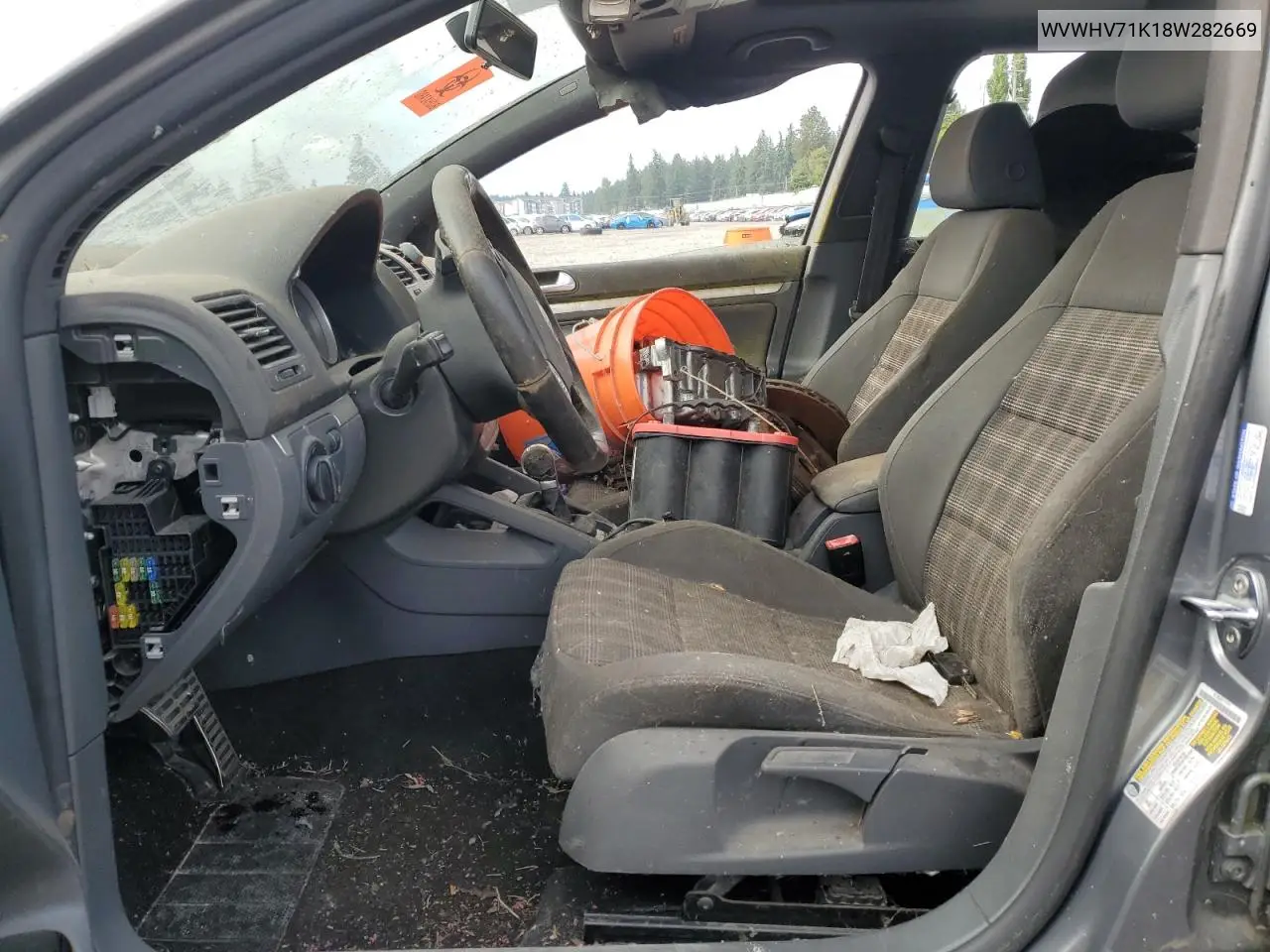 2008 Volkswagen Gti VIN: WVWHV71K18W282669 Lot: 59244295