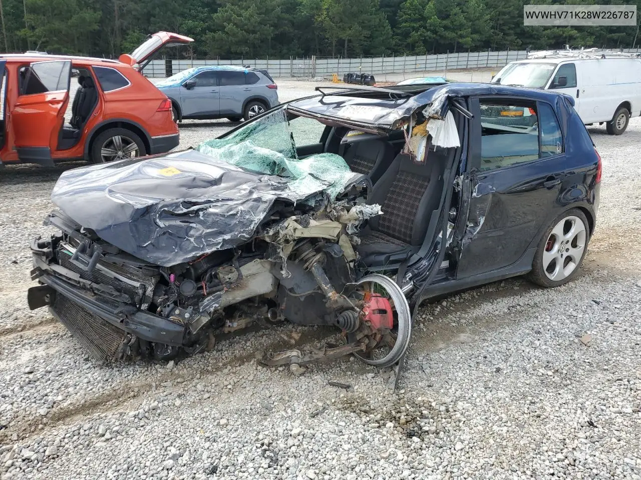2008 Volkswagen Gti VIN: WVWHV71K28W226787 Lot: 61504145