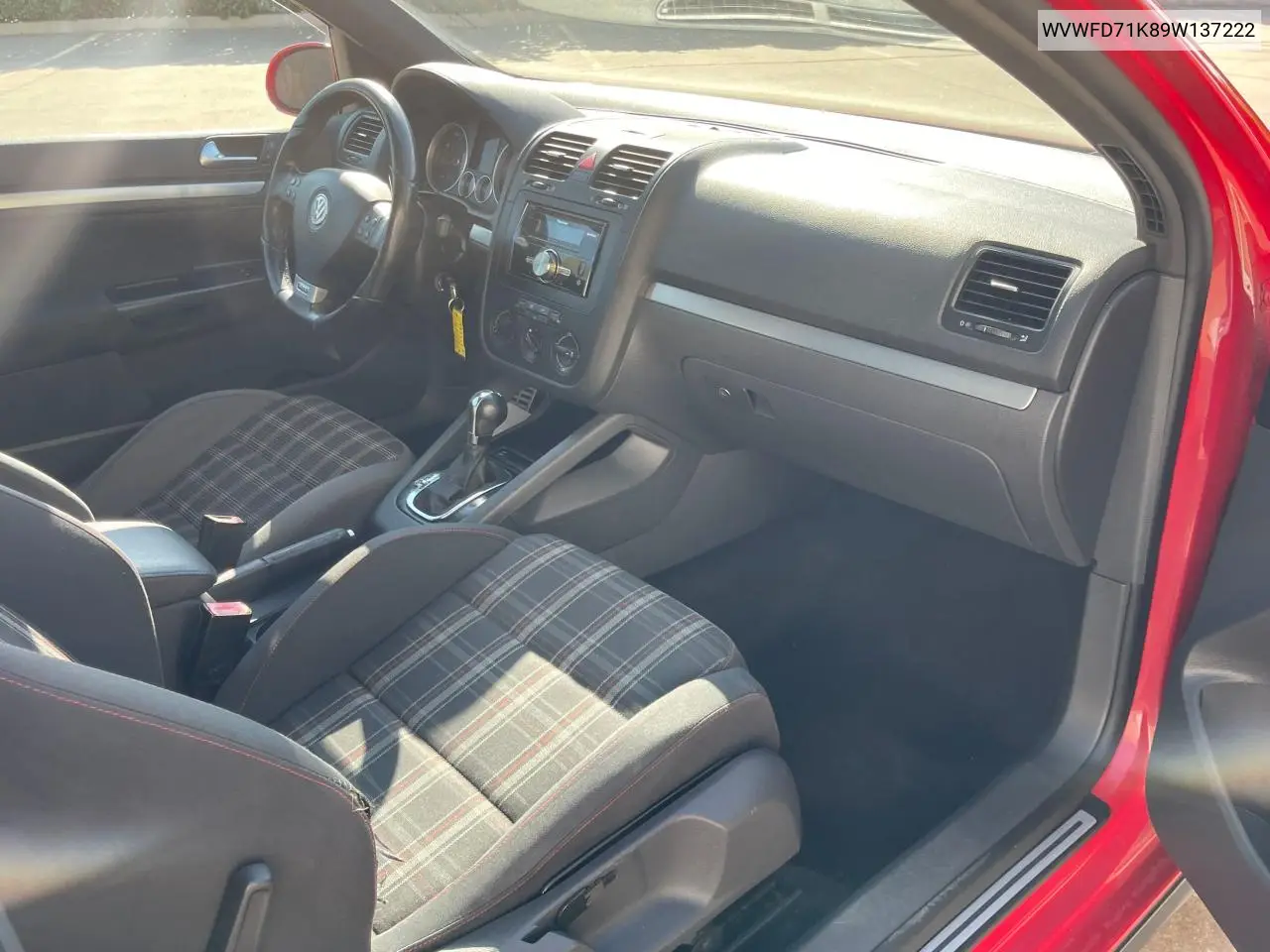 2009 Volkswagen Gti VIN: WVWFD71K89W137222 Lot: 64003525