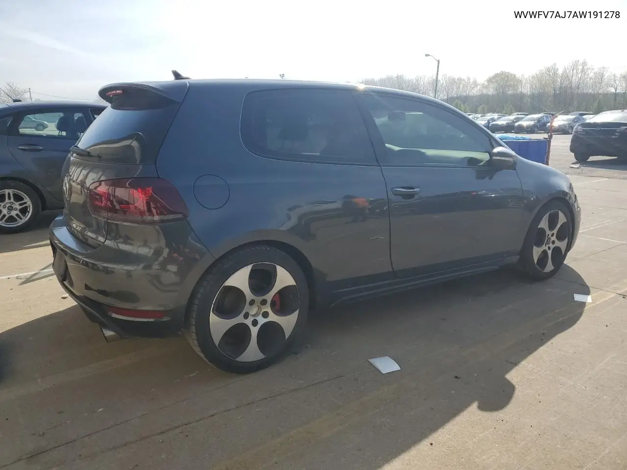 2010 Volkswagen Gti VIN: WVWFV7AJ7AW191278 Lot: 52124105
