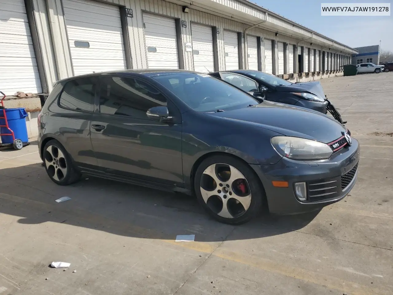 2010 Volkswagen Gti VIN: WVWFV7AJ7AW191278 Lot: 52124105