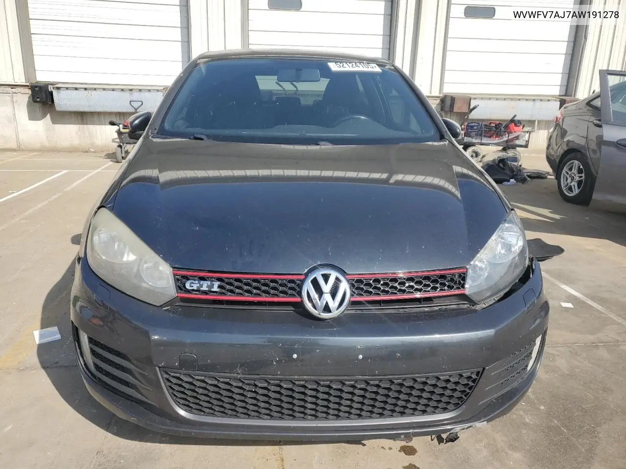 2010 Volkswagen Gti VIN: WVWFV7AJ7AW191278 Lot: 52124105