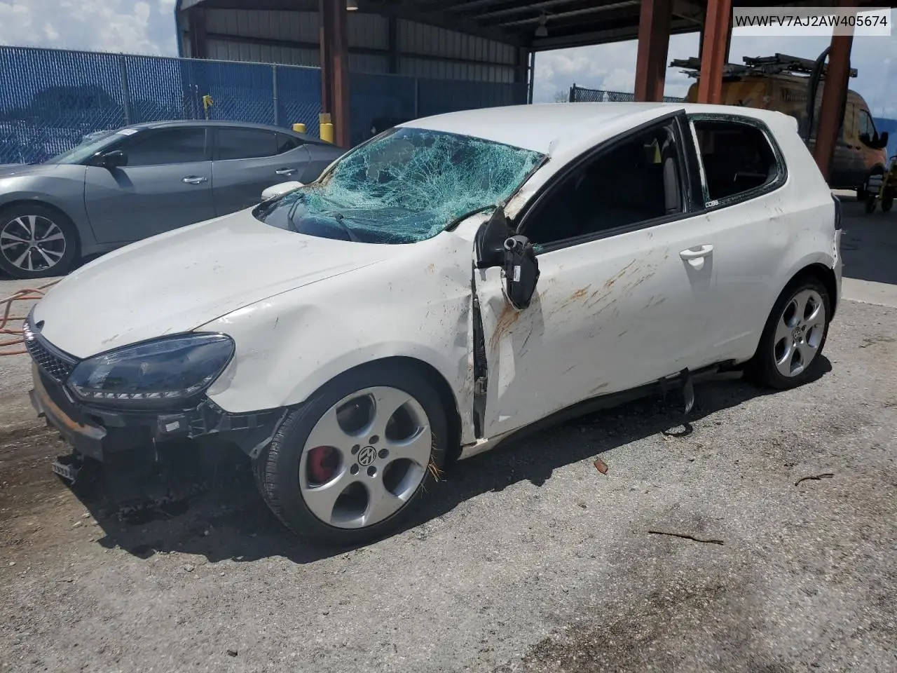 2010 Volkswagen Gti VIN: WVWFV7AJ2AW405674 Lot: 61256675