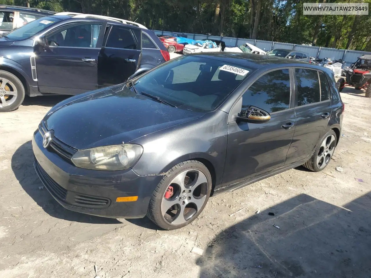 2010 Volkswagen Gti VIN: WVWHV7AJ1AW273449 Lot: 62354605