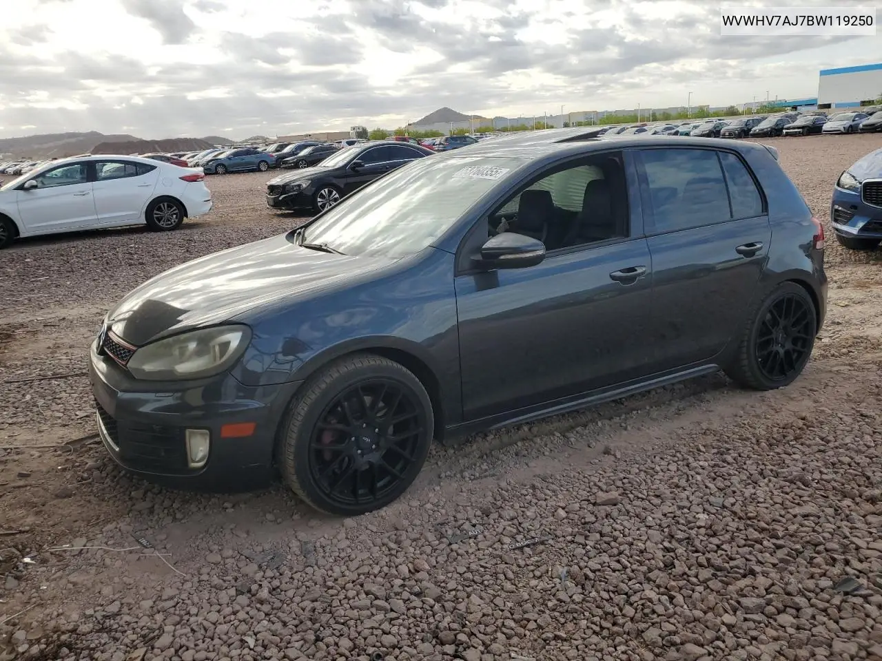 2011 Volkswagen Gti VIN: WVWHV7AJ7BW119250 Lot: 53760355