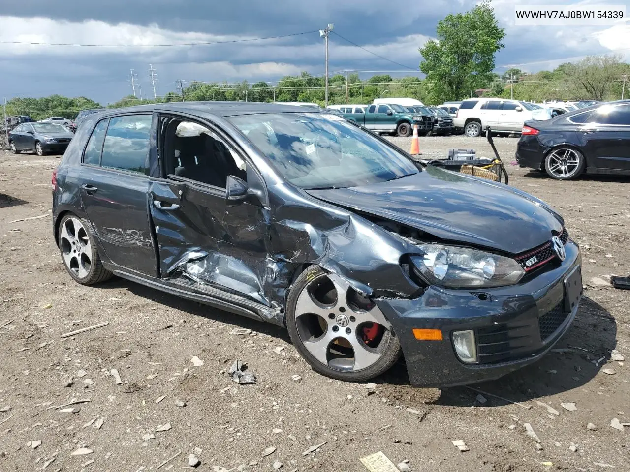 2011 Volkswagen Gti VIN: WVWHV7AJ0BW154339 Lot: 55910275