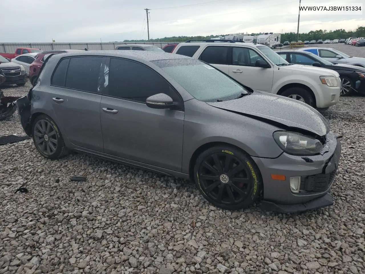 2011 Volkswagen Gti VIN: WVWGV7AJ3BW151334 Lot: 56526895
