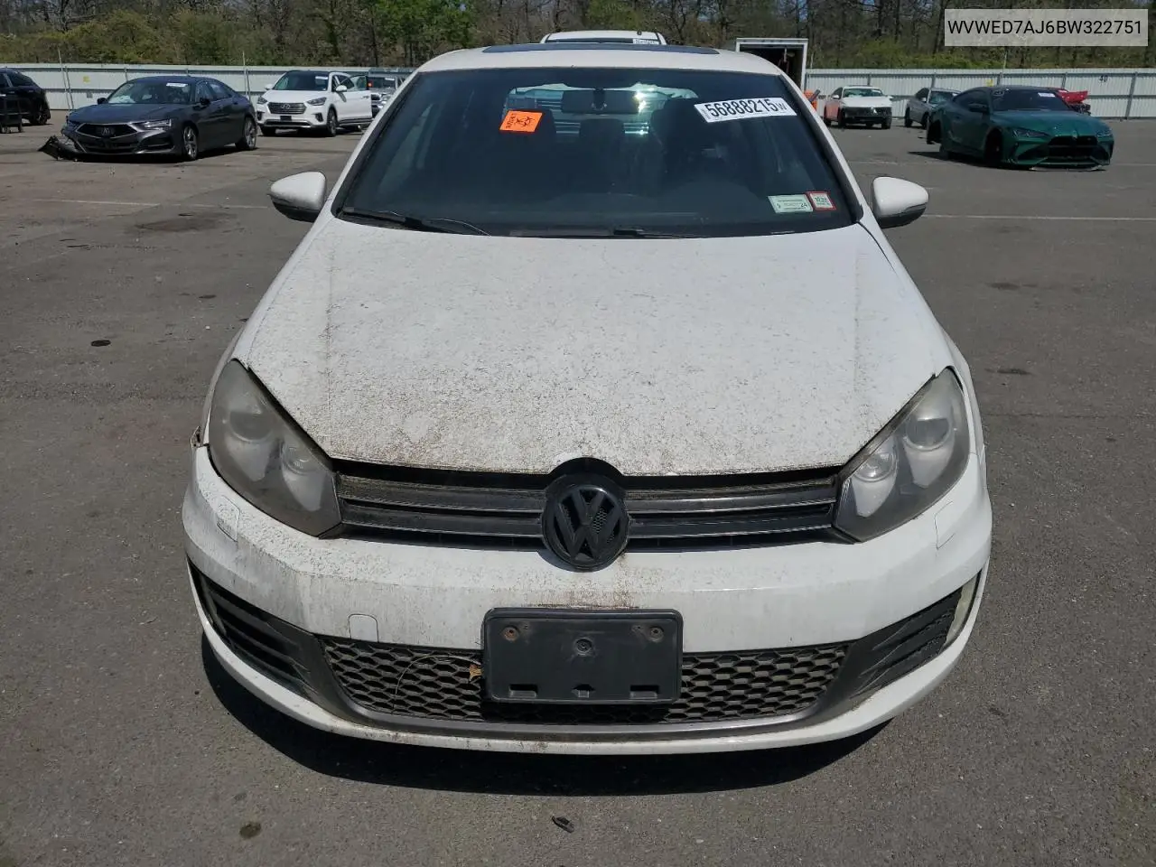 2011 Volkswagen Gti VIN: WVWED7AJ6BW322751 Lot: 56888215