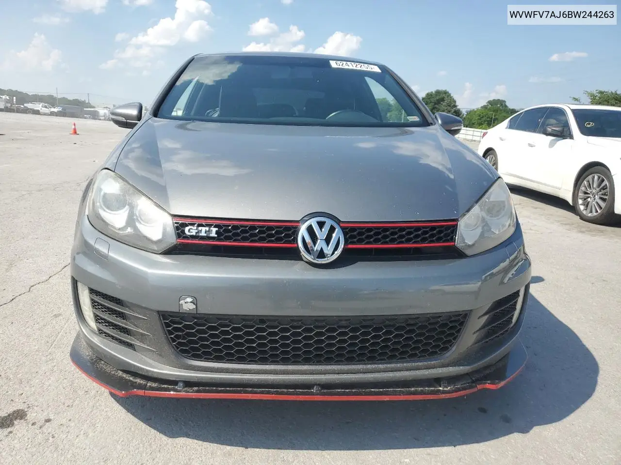 2011 Volkswagen Gti VIN: WVWFV7AJ6BW244263 Lot: 62412255