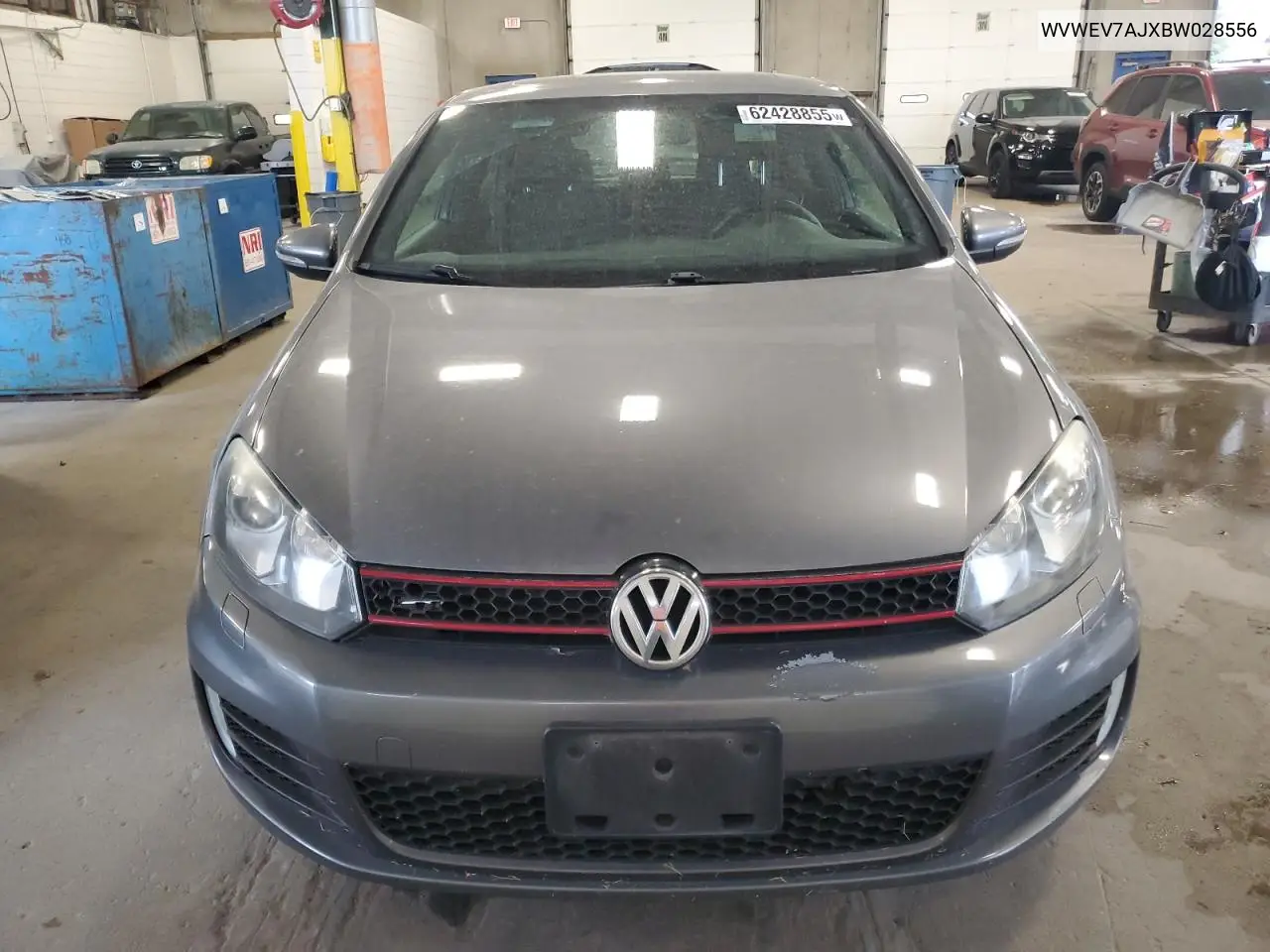 2011 Volkswagen Gti VIN: WVWEV7AJXBW028556 Lot: 62428855