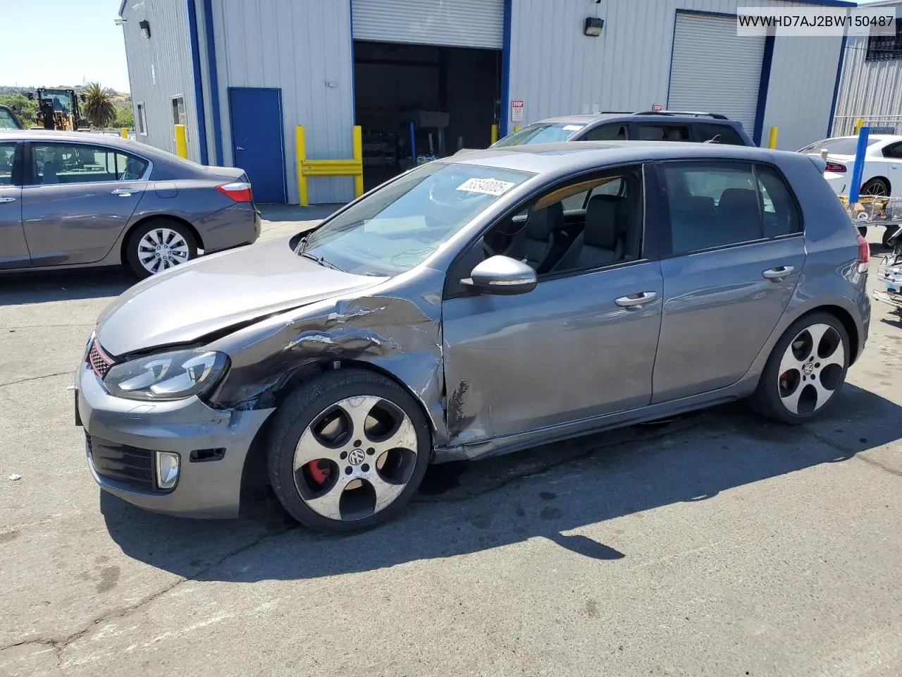 2011 Volkswagen Gti VIN: WVWHD7AJ2BW150487 Lot: 63340005