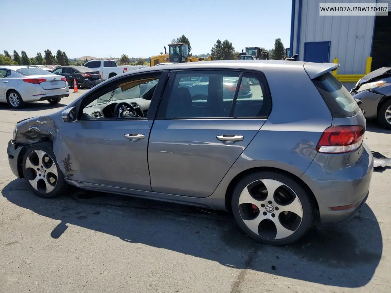 2011 Volkswagen Gti VIN: WVWHD7AJ2BW150487 Lot: 63340005