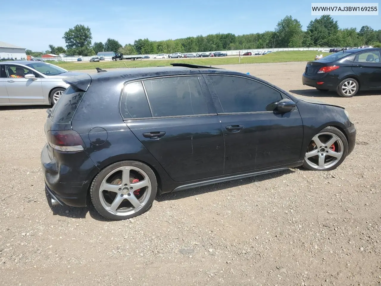 2011 Volkswagen Gti VIN: WVWHV7AJ3BW169255 Lot: 65840355