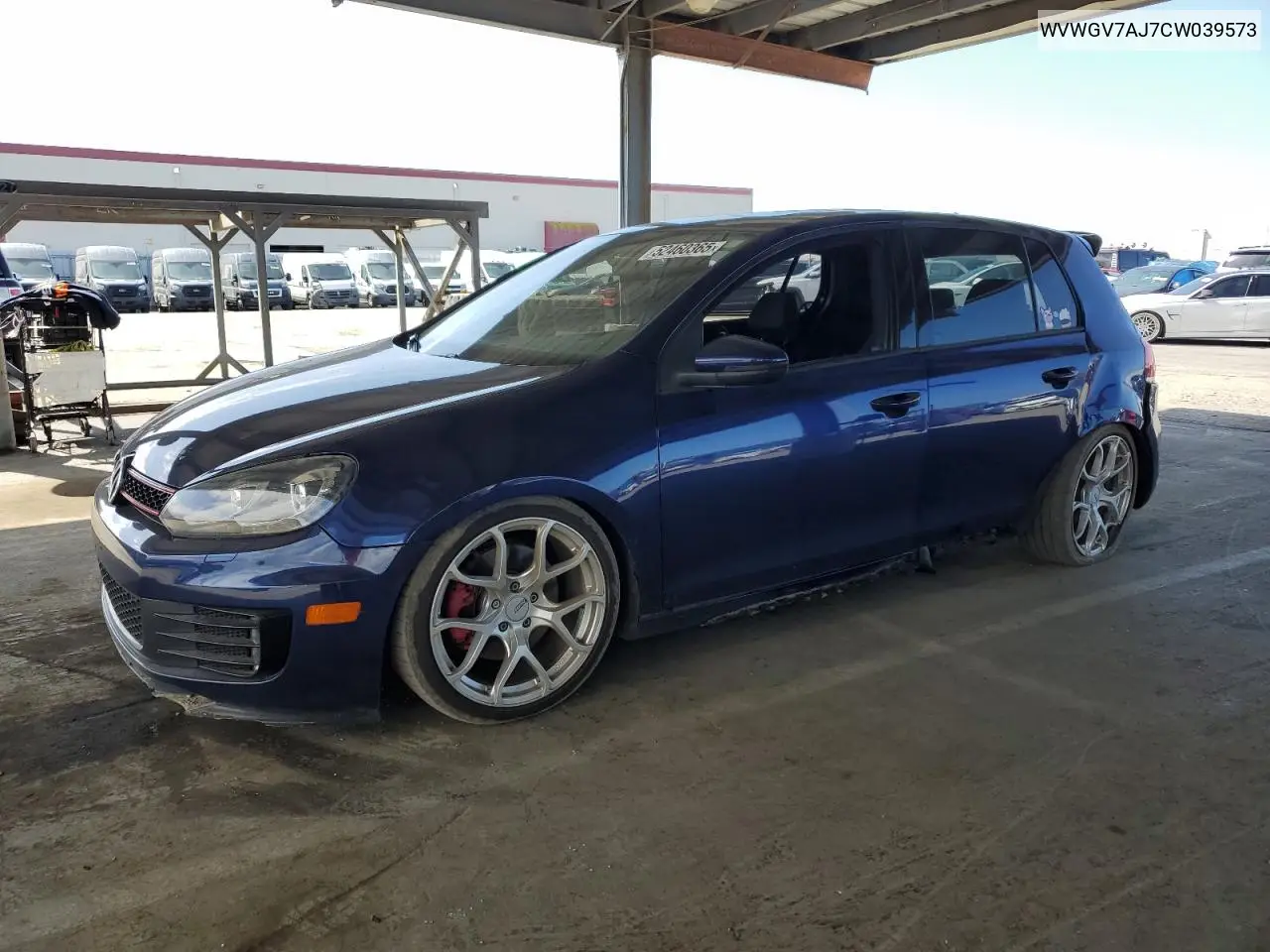 2012 Volkswagen Gti VIN: WVWGV7AJ7CW039573 Lot: 52460365