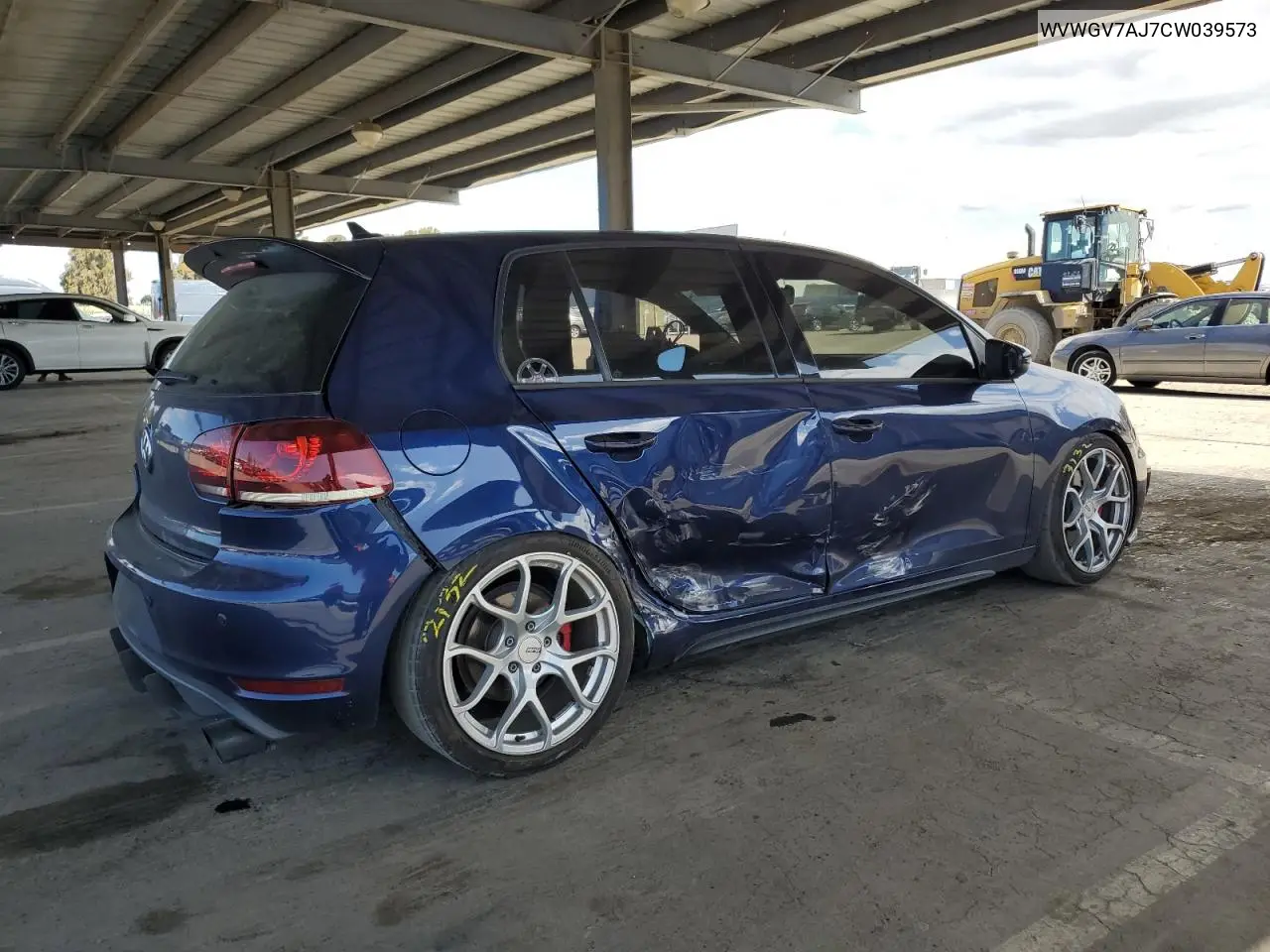 2012 Volkswagen Gti VIN: WVWGV7AJ7CW039573 Lot: 52460365