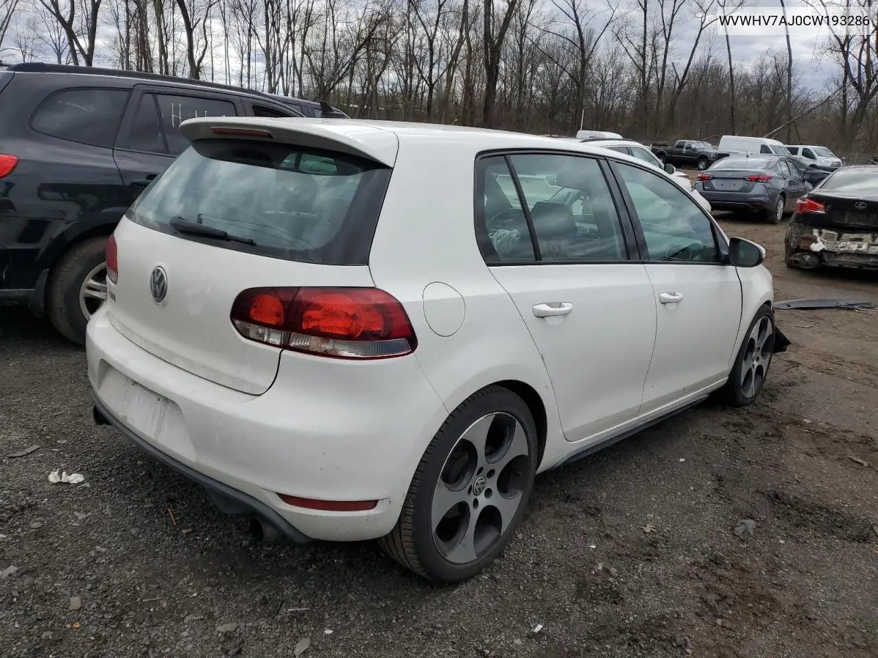 2012 Volkswagen Gti VIN: WVWHV7AJ0CW193286 Lot: 53337005