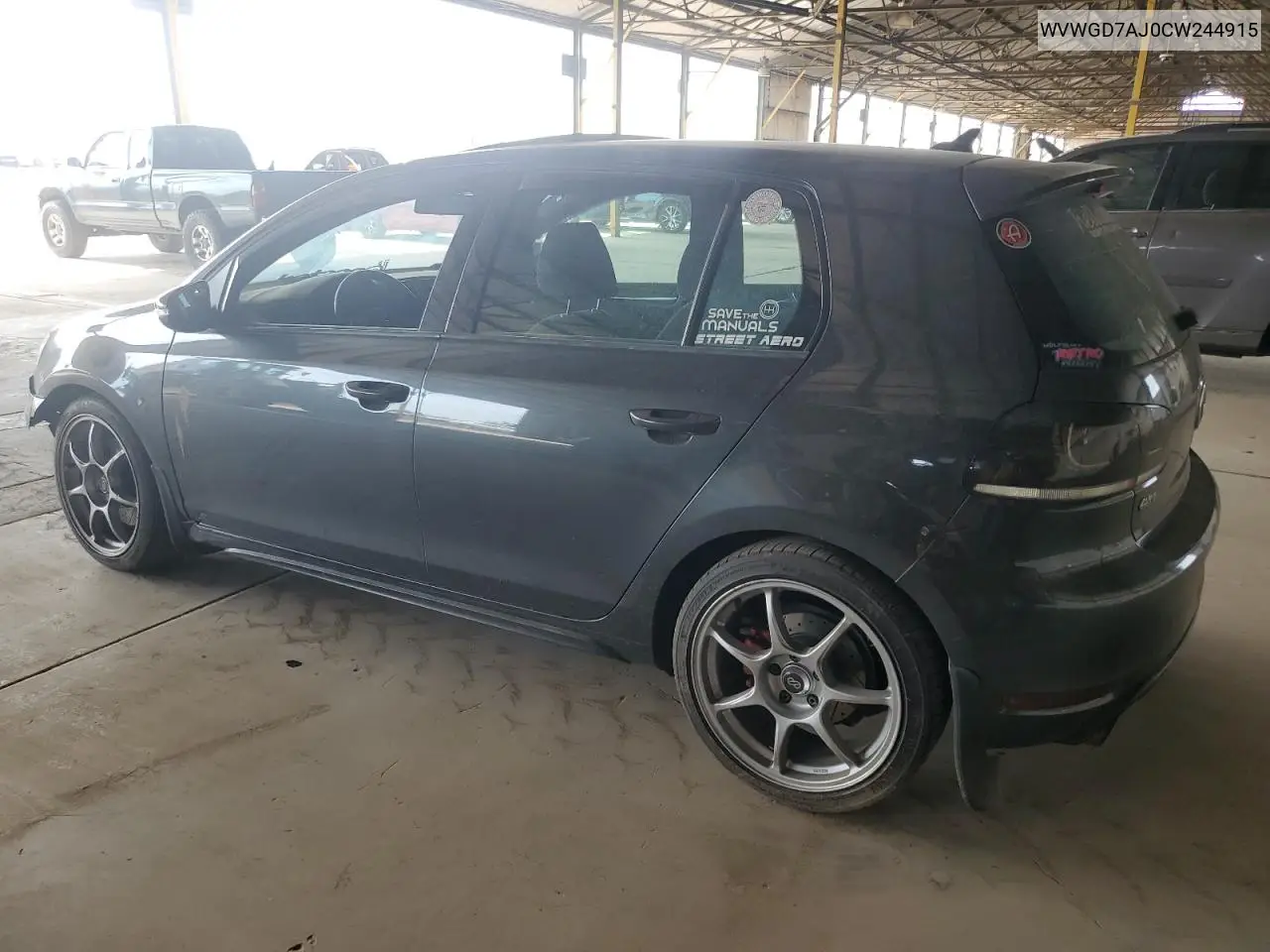 2012 Volkswagen Gti VIN: WVWGD7AJ0CW244915 Lot: 56742855