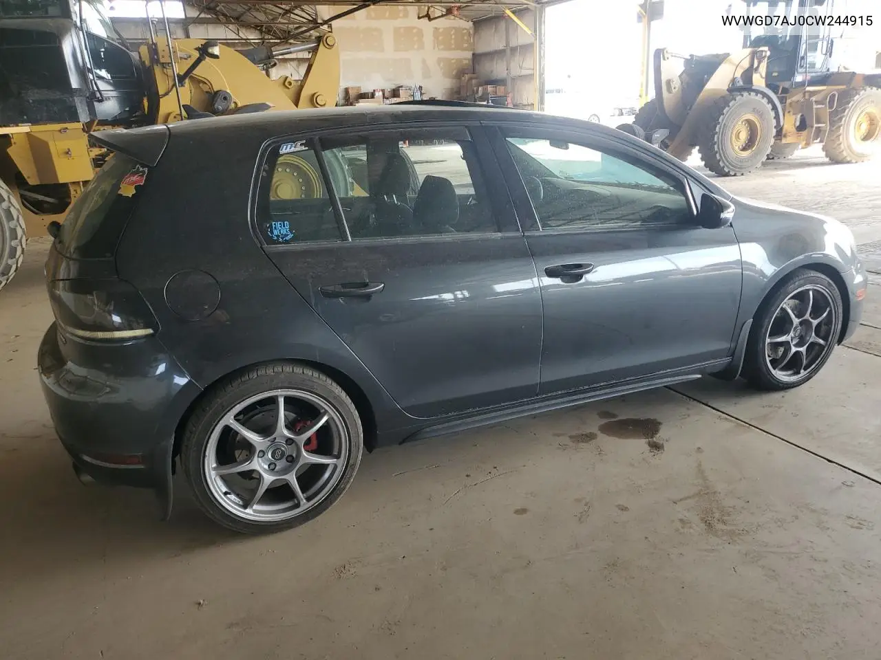2012 Volkswagen Gti VIN: WVWGD7AJ0CW244915 Lot: 56742855