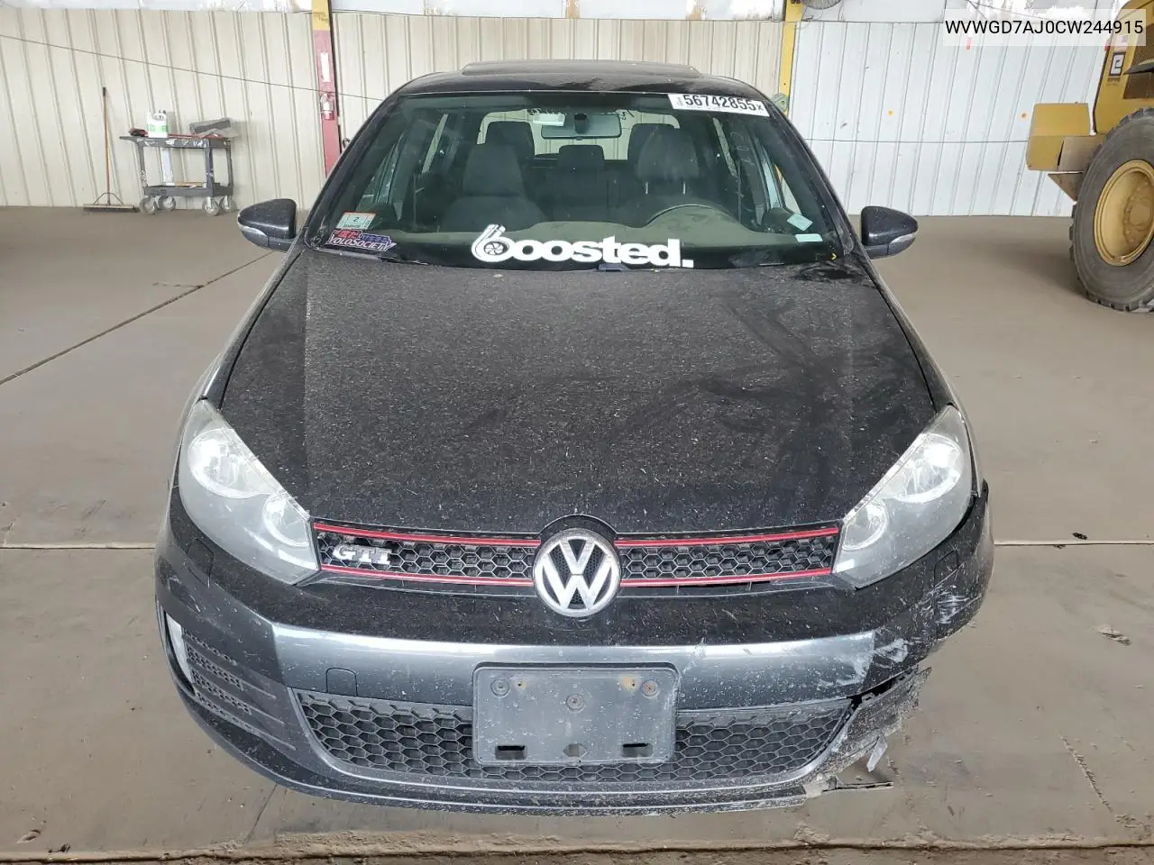 2012 Volkswagen Gti VIN: WVWGD7AJ0CW244915 Lot: 56742855