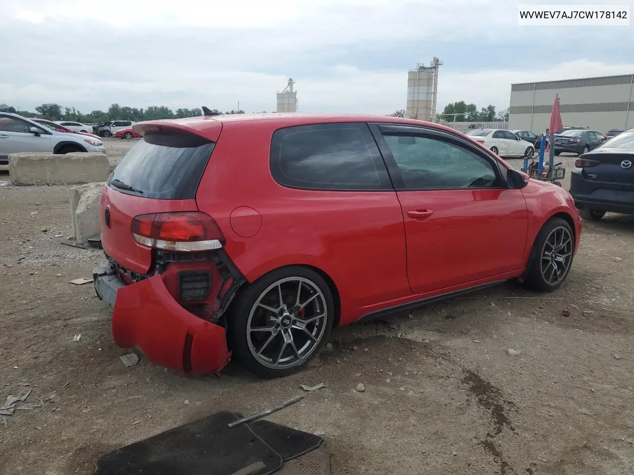 2012 Volkswagen Gti VIN: WVWEV7AJ7CW178142 Lot: 61077795
