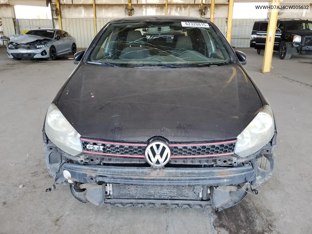 2012 Volkswagen Gti VIN: WVWHD7AJ4CW005632 Lot: 62320815