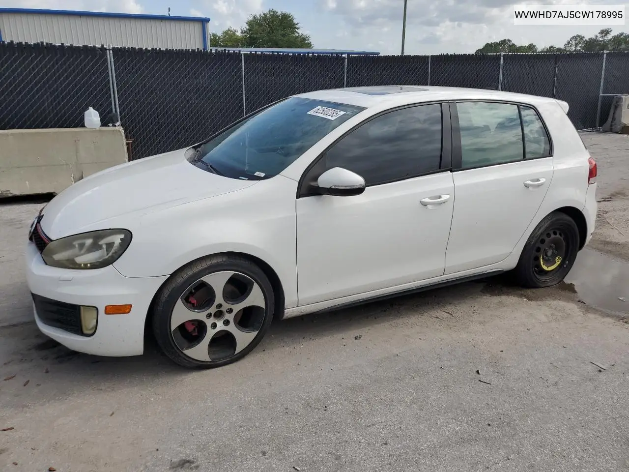 2012 Volkswagen Gti VIN: WVWHD7AJ5CW178995 Lot: 62500285