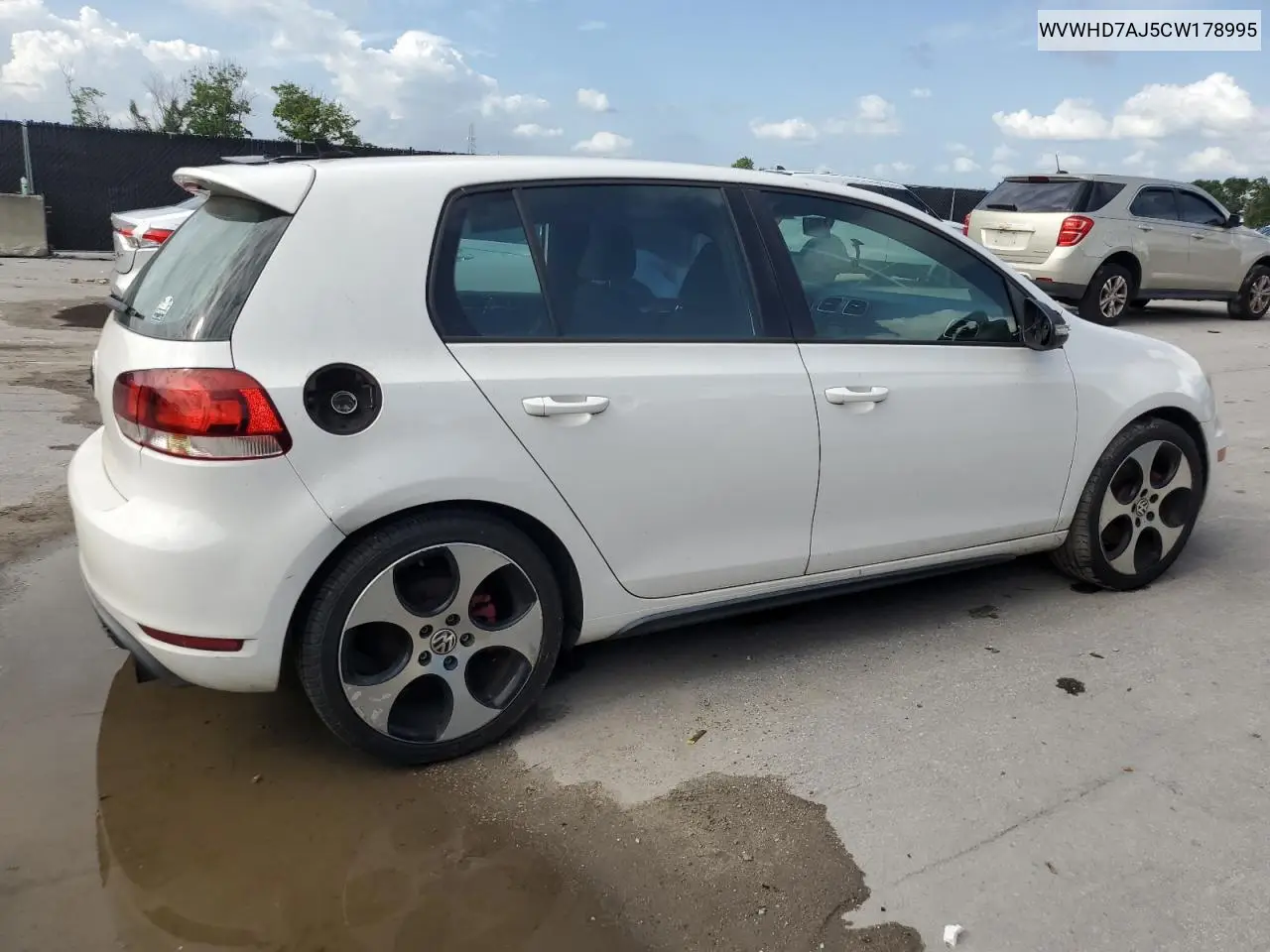 2012 Volkswagen Gti VIN: WVWHD7AJ5CW178995 Lot: 62500285