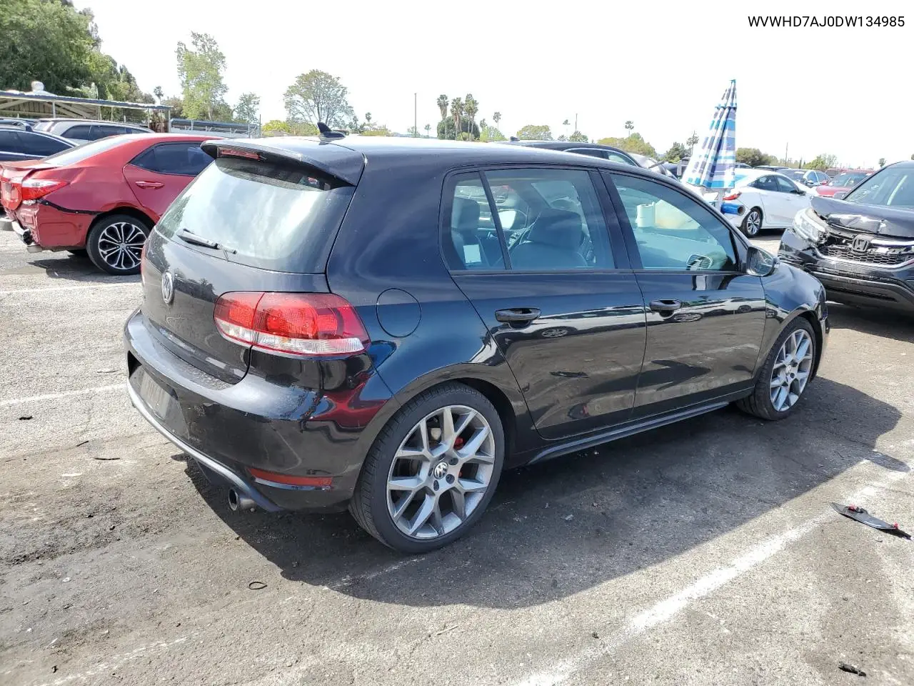 2013 Volkswagen Gti VIN: WVWHD7AJ0DW134985 Lot: 51265125