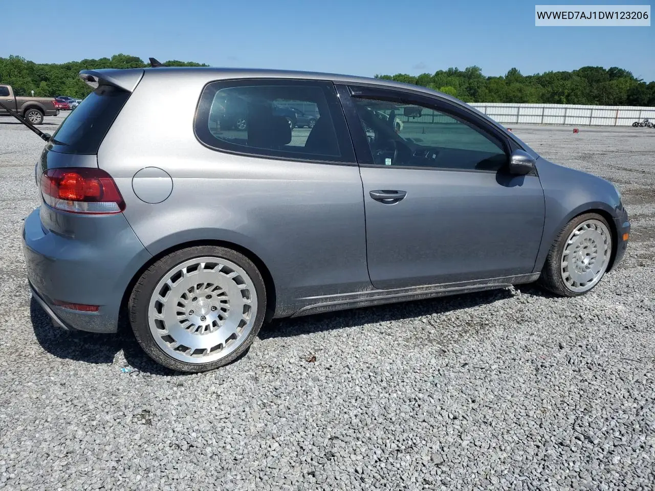 2013 Volkswagen Gti VIN: WVWED7AJ1DW123206 Lot: 53121935