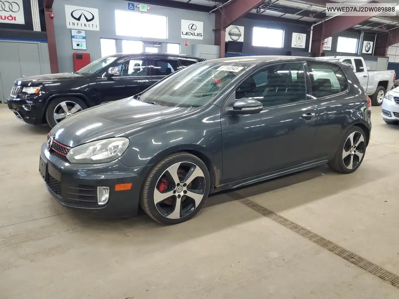 2013 Volkswagen Gti VIN: WVWED7AJ2DW089888 Lot: 57150945