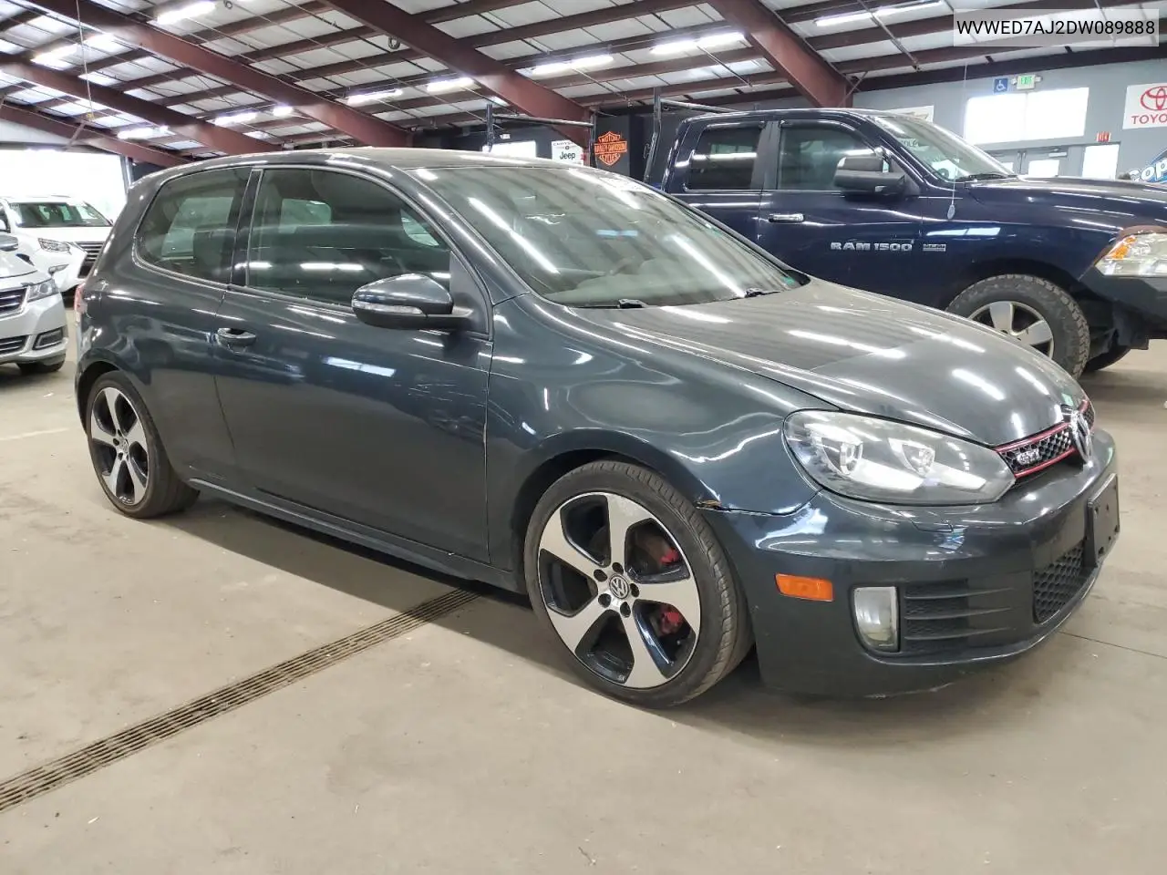 2013 Volkswagen Gti VIN: WVWED7AJ2DW089888 Lot: 57150945
