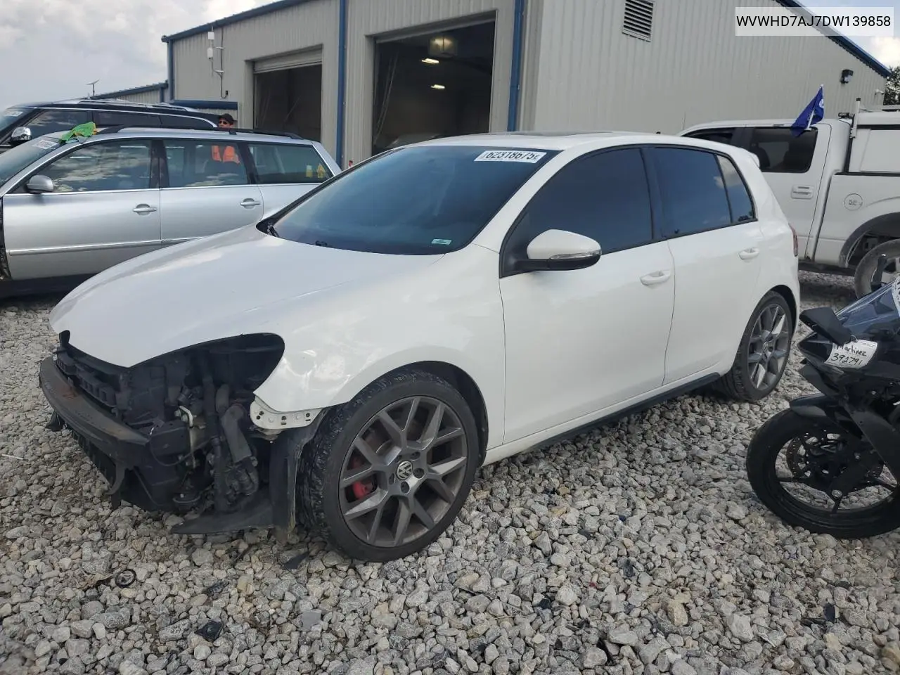 2013 Volkswagen Gti VIN: WVWHD7AJ7DW139858 Lot: 62318675