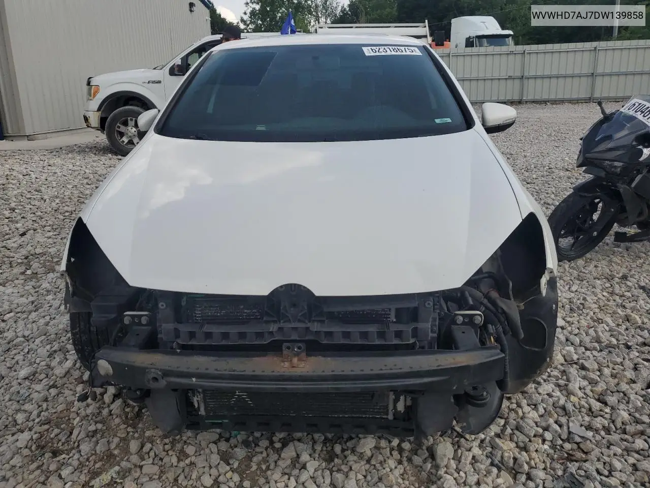 2013 Volkswagen Gti VIN: WVWHD7AJ7DW139858 Lot: 62318675