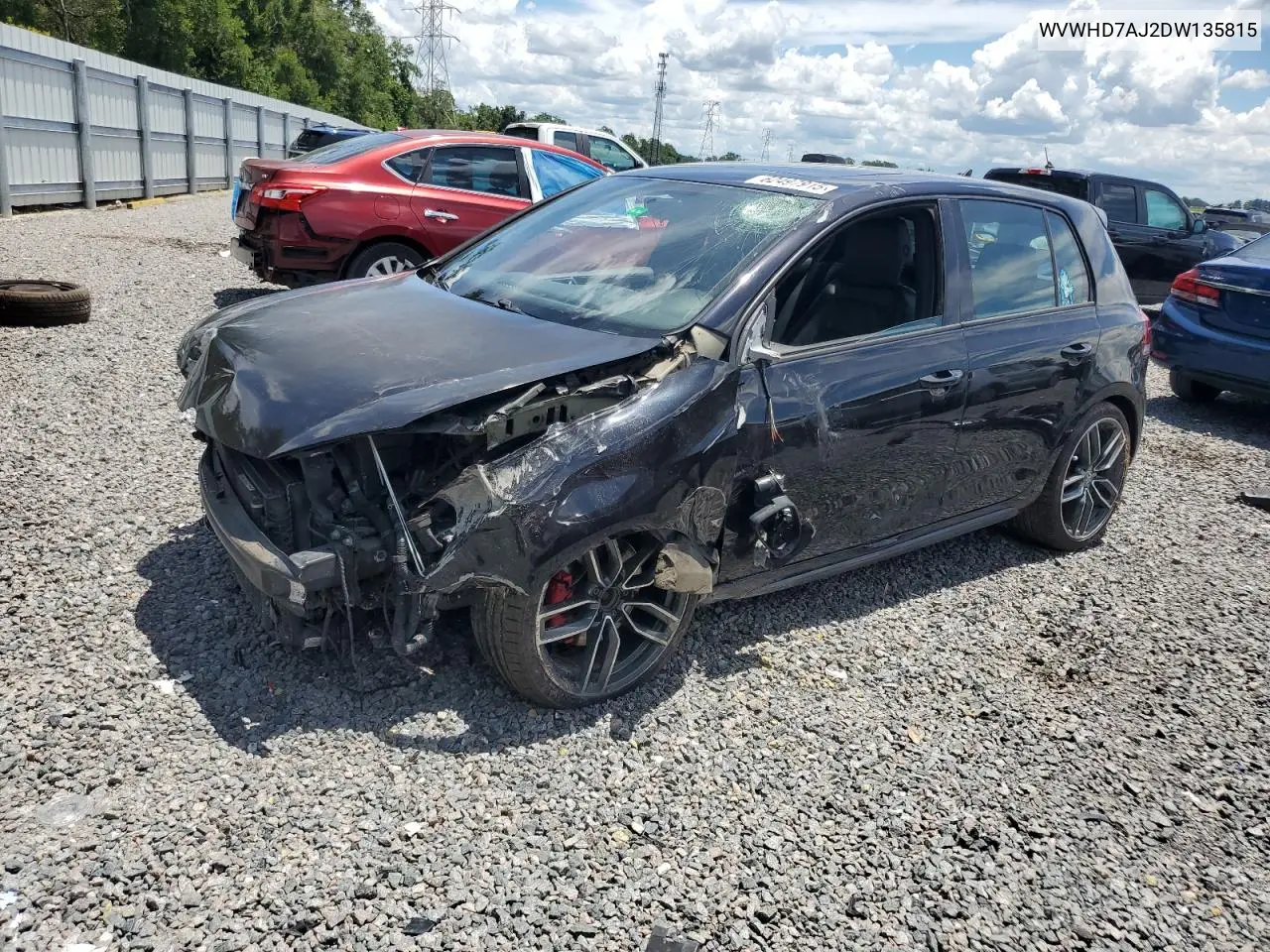 2013 Volkswagen Gti VIN: WVWHD7AJ2DW135815 Lot: 62497915