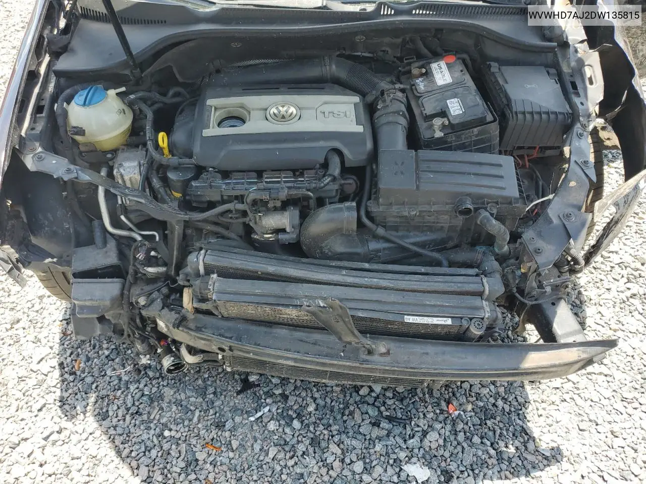 2013 Volkswagen Gti VIN: WVWHD7AJ2DW135815 Lot: 62497915