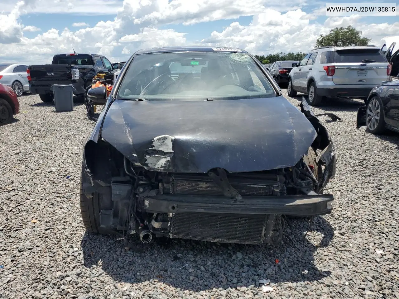 2013 Volkswagen Gti VIN: WVWHD7AJ2DW135815 Lot: 62497915