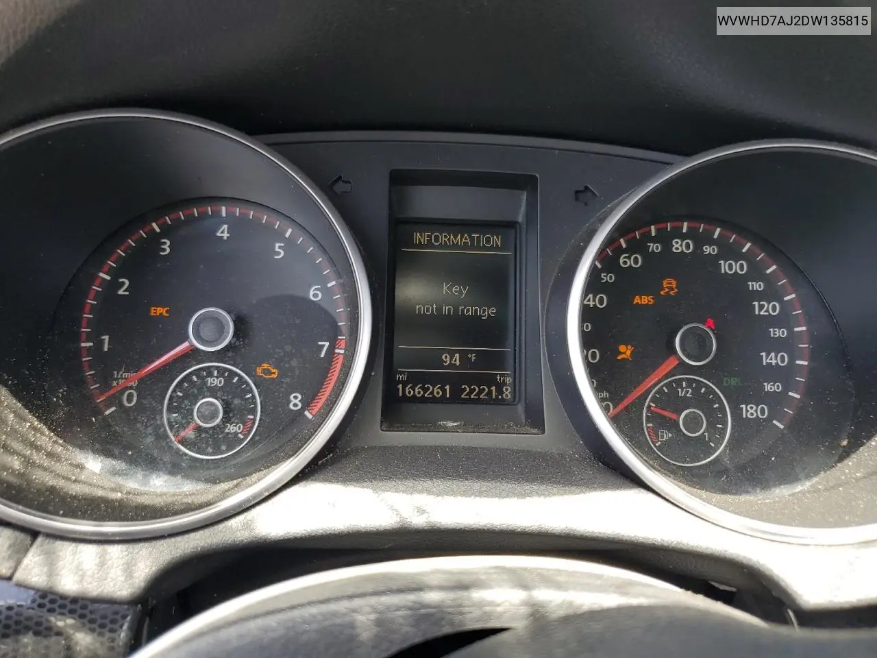 2013 Volkswagen Gti VIN: WVWHD7AJ2DW135815 Lot: 62497915