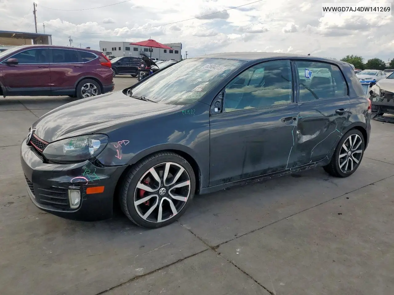 2013 Volkswagen Gti VIN: WVWGD7AJ4DW141269 Lot: 62604315