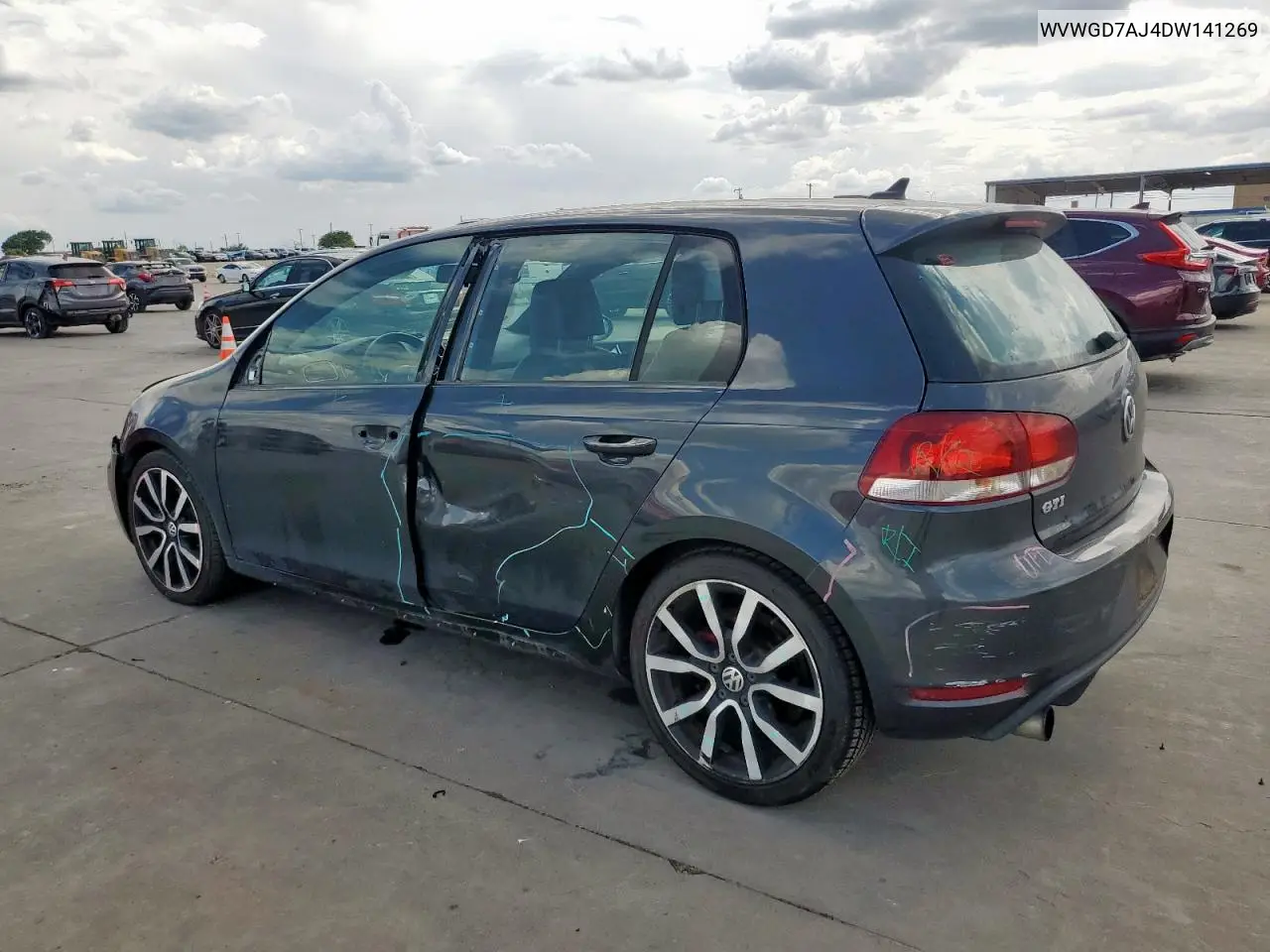 2013 Volkswagen Gti VIN: WVWGD7AJ4DW141269 Lot: 62604315