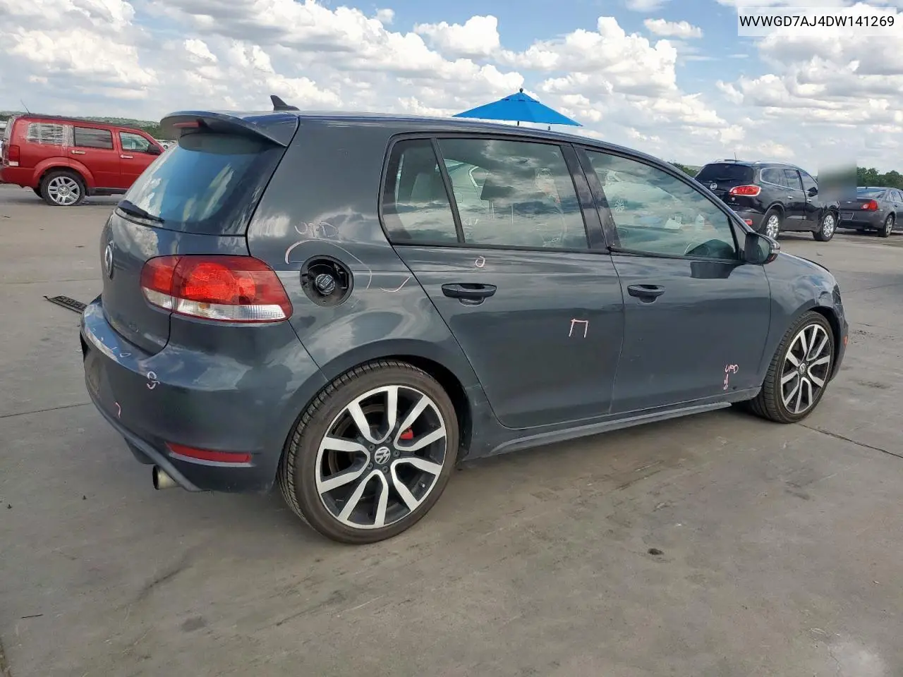 2013 Volkswagen Gti VIN: WVWGD7AJ4DW141269 Lot: 62604315