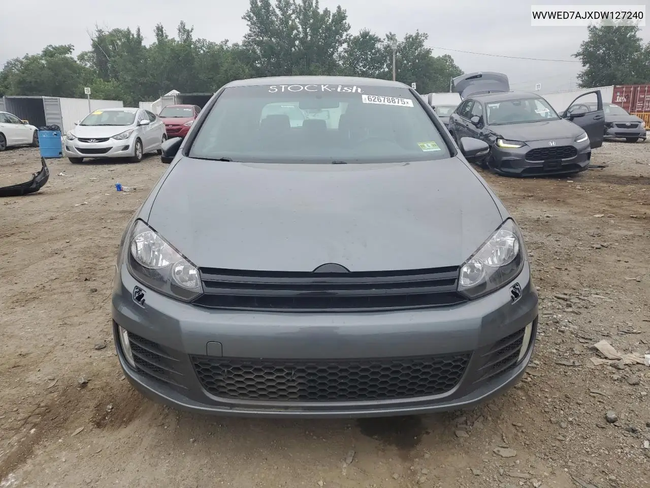 2013 Volkswagen Gti VIN: WVWED7AJXDW127240 Lot: 62678875