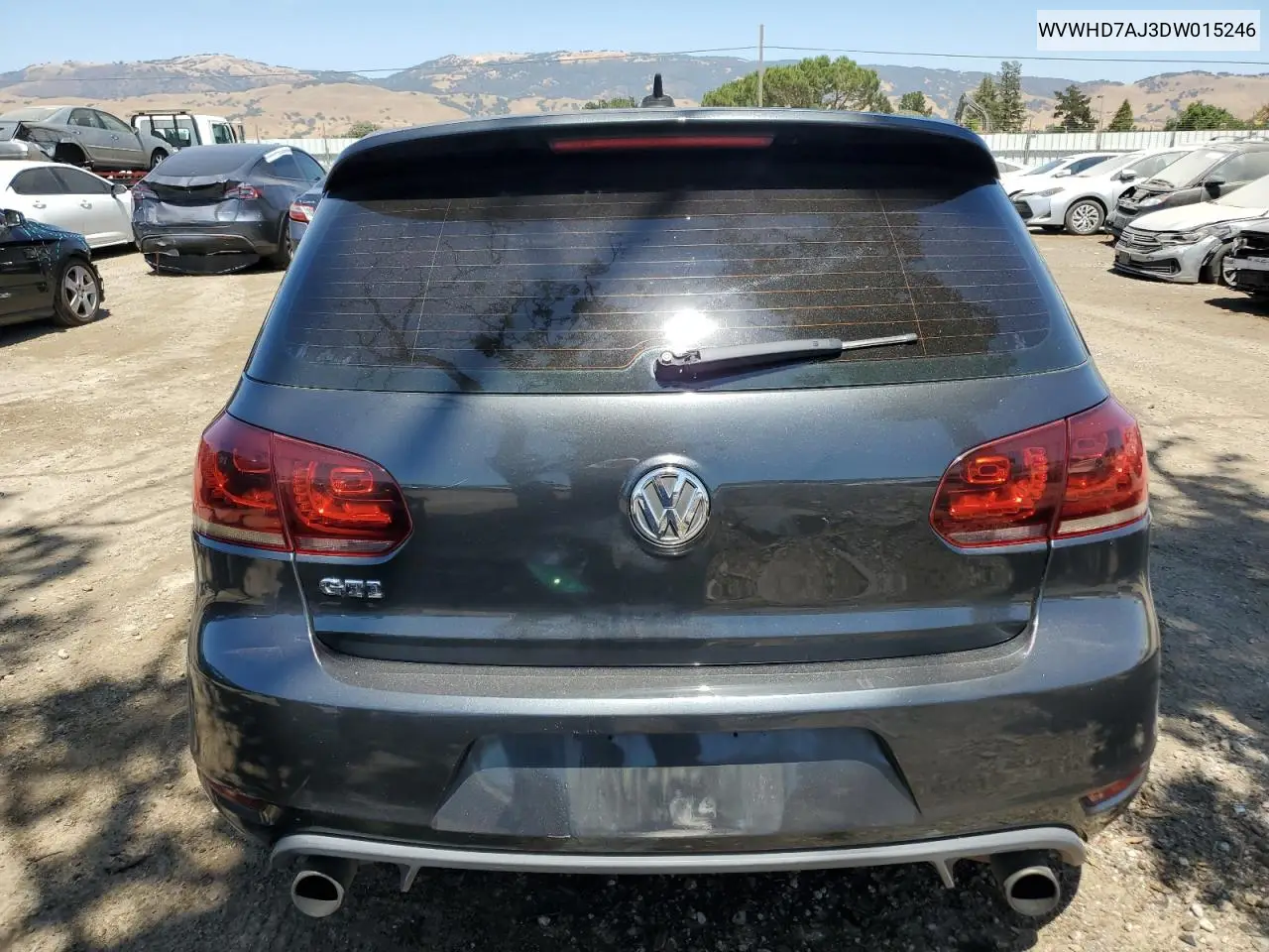 2013 Volkswagen Gti VIN: WVWHD7AJ3DW015246 Lot: 62873975