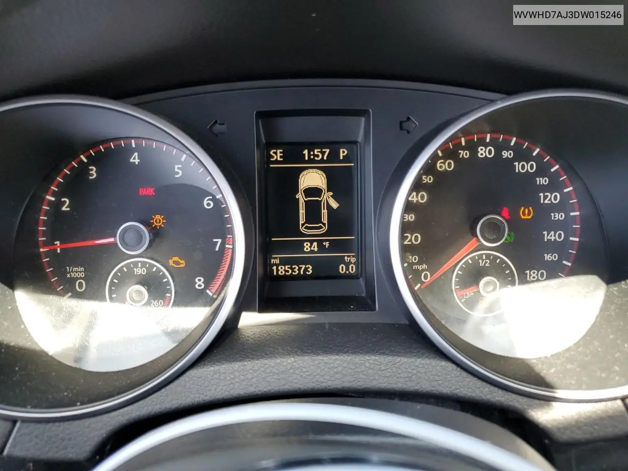 2013 Volkswagen Gti VIN: WVWHD7AJ3DW015246 Lot: 62873975